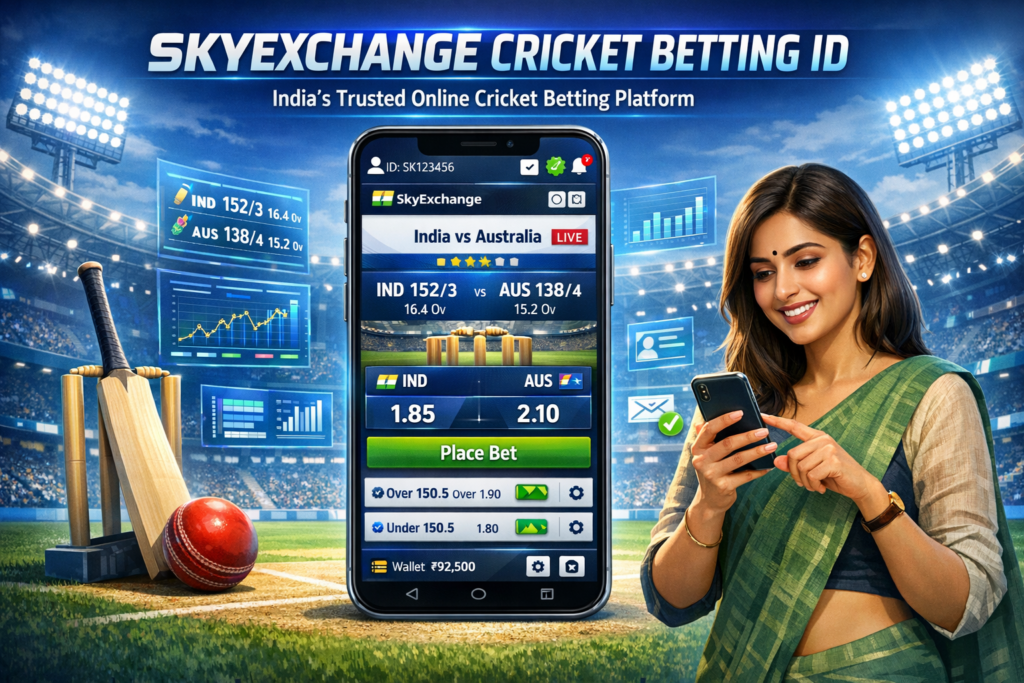 SkyExchange best online cricket betting ID provider in India offering fast cricket ID signup, secure betting access, and seamless online cricket betting platform.
